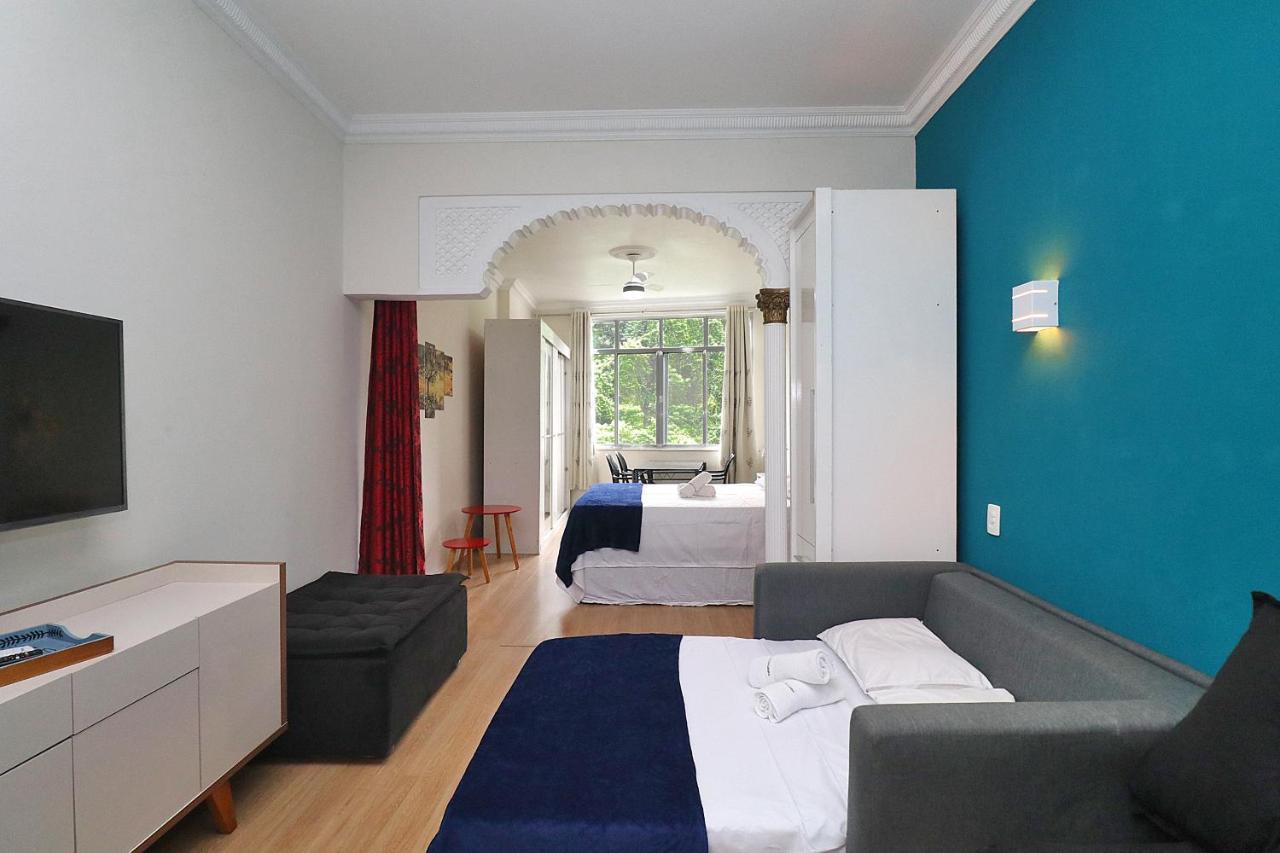 Fantastico 1 Quarto E Sala Em Copacabana Com Vista Para Natureza Apartment Rio de Janeiro Exterior foto